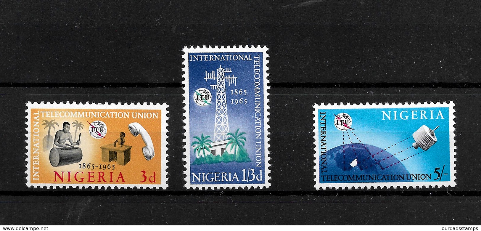 Nigeria 1965 ITU Centenary Complete Set LMM (6979) - Nigeria (1961-...)
