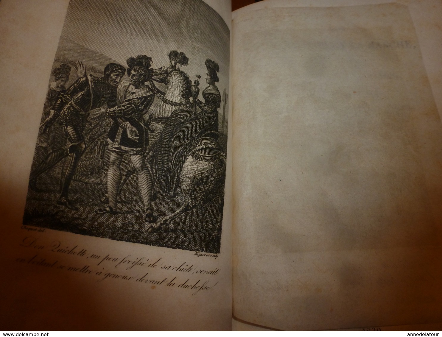 1830 Don QUICHOTTE De La MANCHE, De Michel De Cervantès , Traduit De L'espagnol Par FLORIAN - 1801-1900