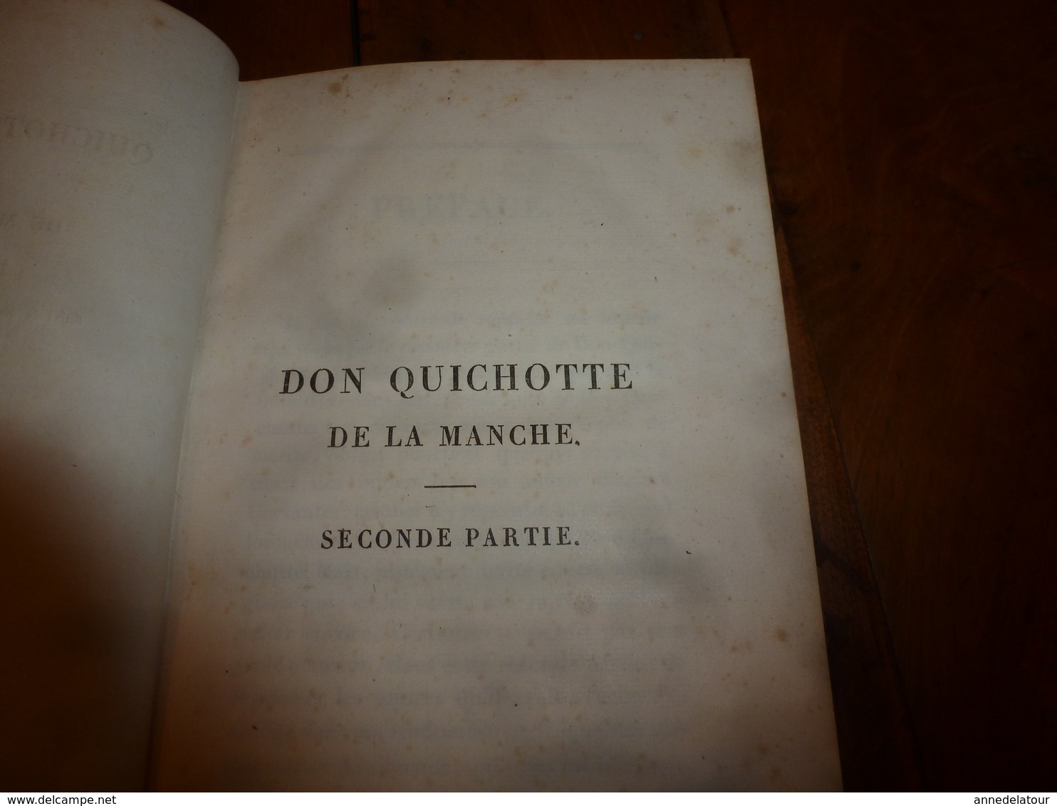 1830 Don QUICHOTTE de la MANCHE, de Michel de Cervantès , traduit de l'espagnol par FLORIAN