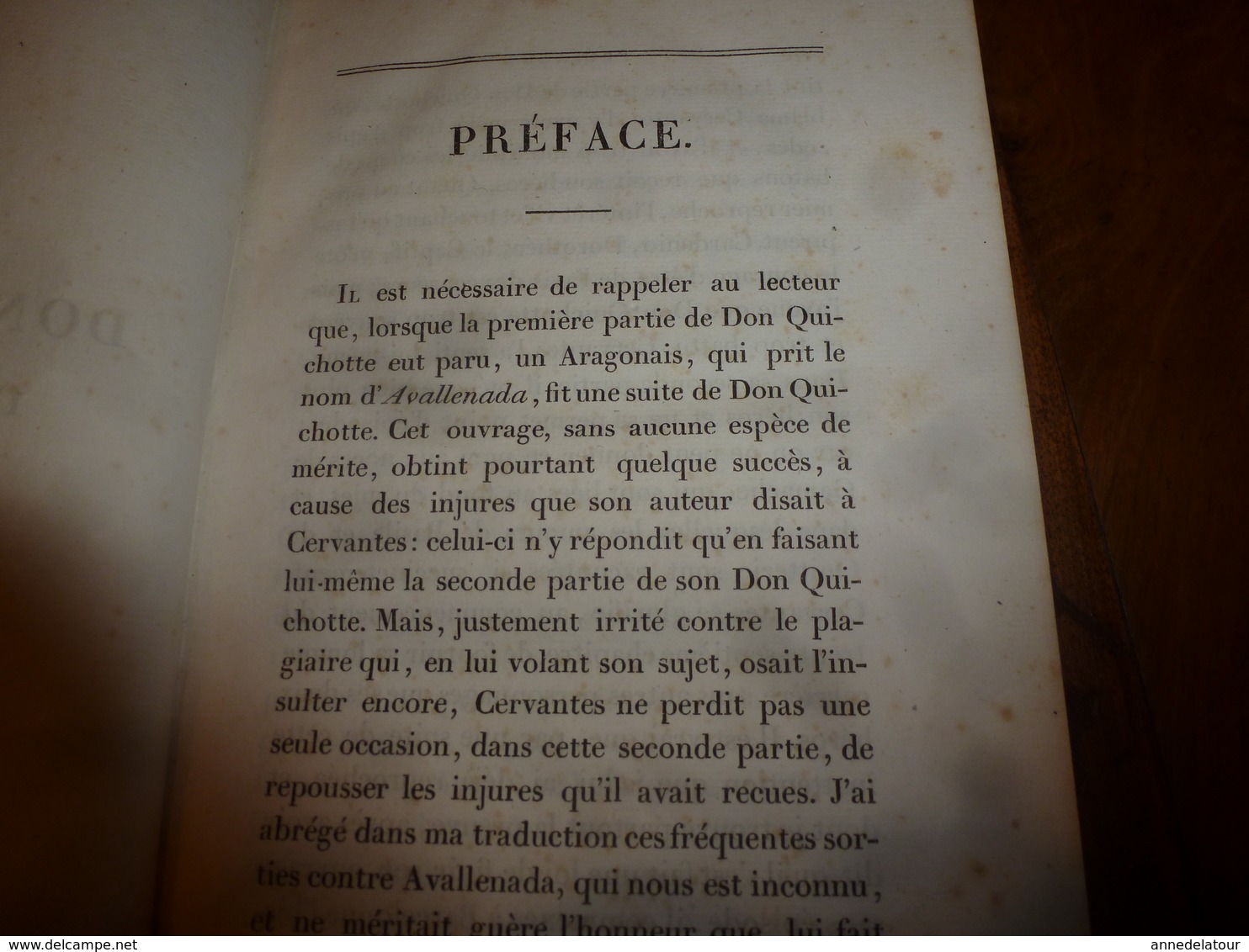 1830 Don QUICHOTTE de la MANCHE, de Michel de Cervantès , traduit de l'espagnol par FLORIAN