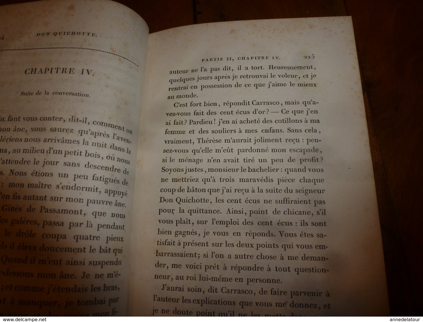 1830 Don QUICHOTTE de la MANCHE, de Michel de Cervantès , traduit de l'espagnol par FLORIAN