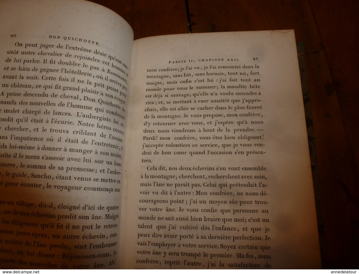 1830 Don QUICHOTTE de la MANCHE, de Michel de Cervantès , traduit de l'espagnol par FLORIAN