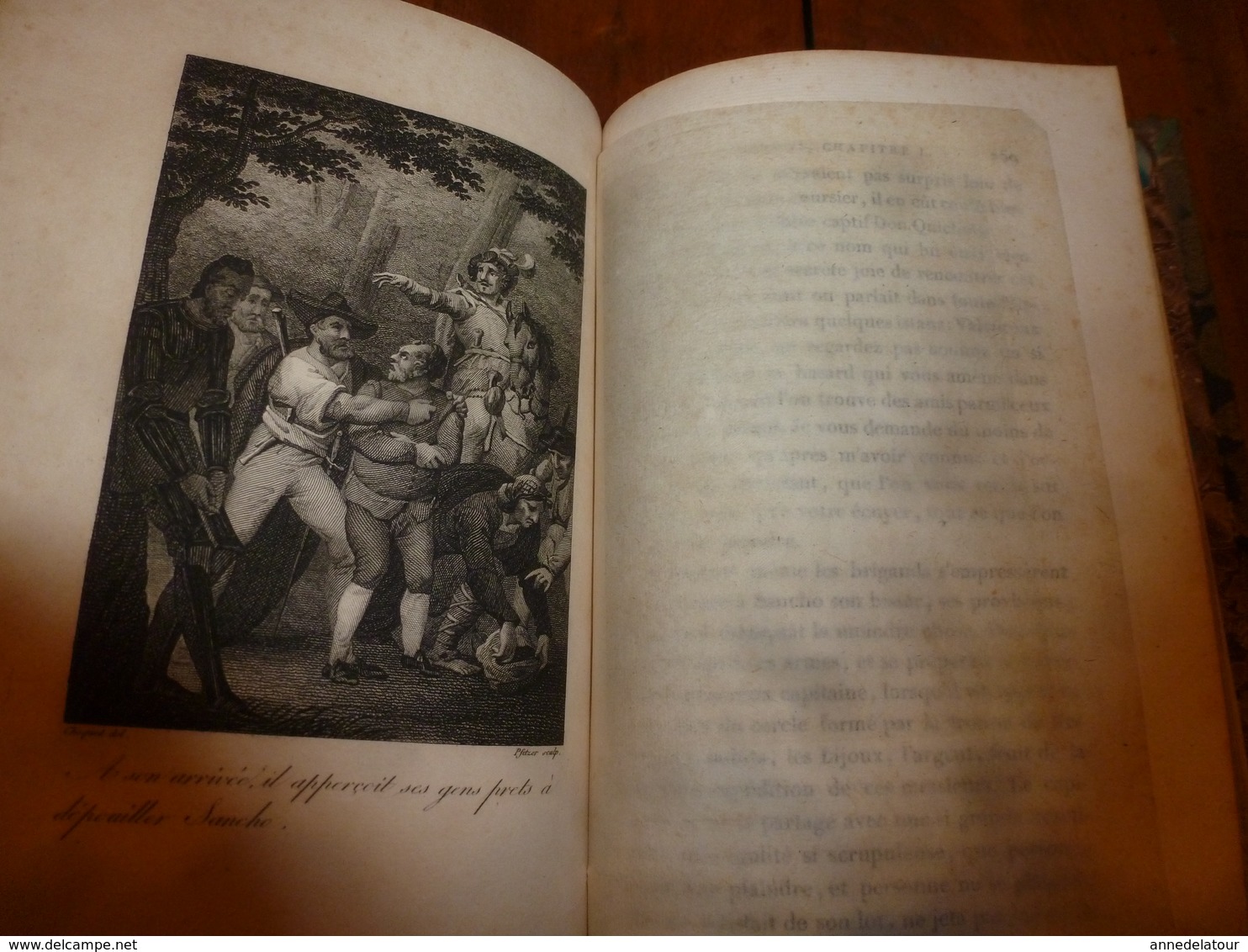 1830 Don QUICHOTTE de la MANCHE, de Michel de Cervantès , traduit de l'espagnol par FLORIAN