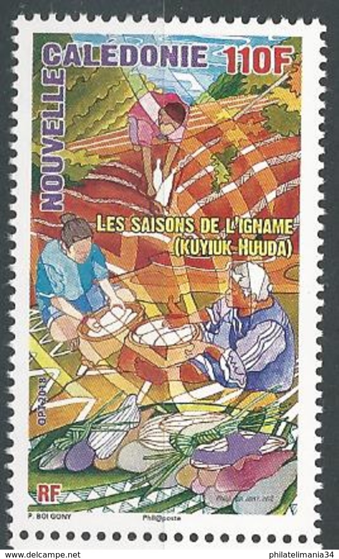 Nouvelle Calédonie 2018 - Les Saisons De L'igname : Kuyiuk Huuda - Unused Stamps