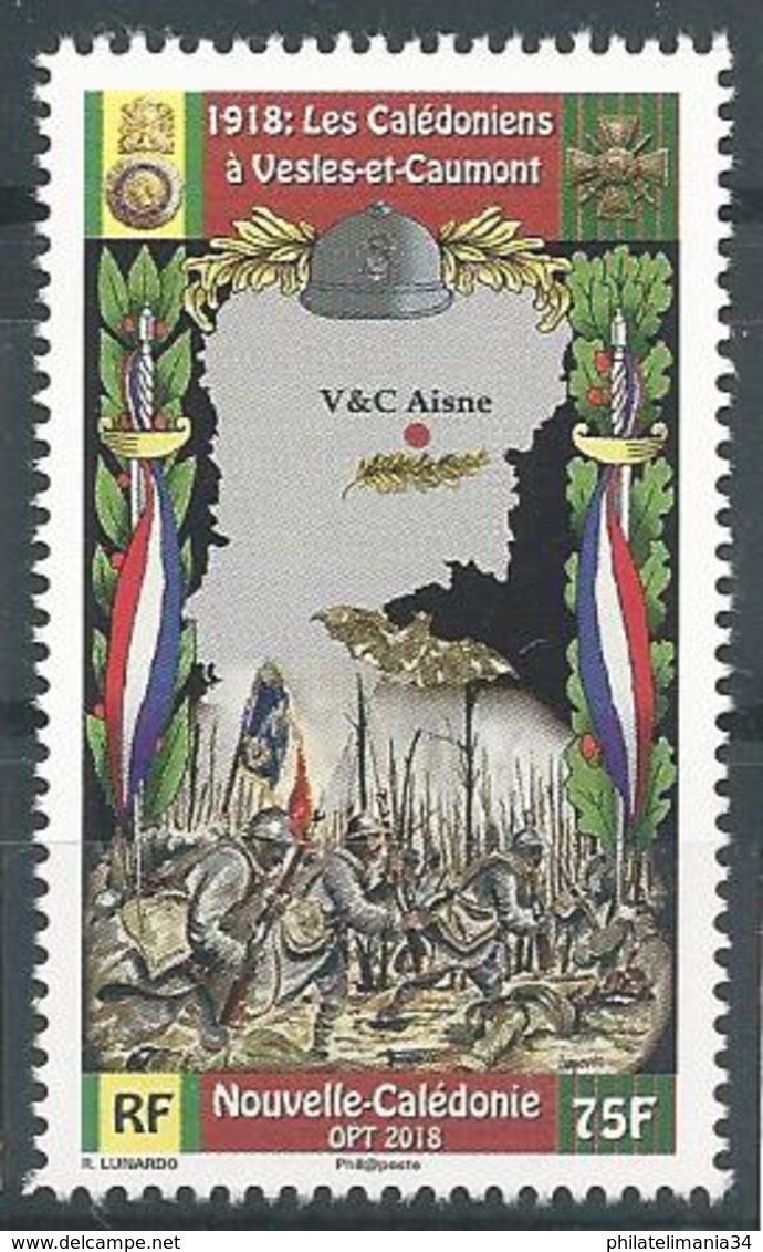 Nouvelle Calédonie 2018 - Les Calédoniens à Vesles Et Caumont - Unused Stamps