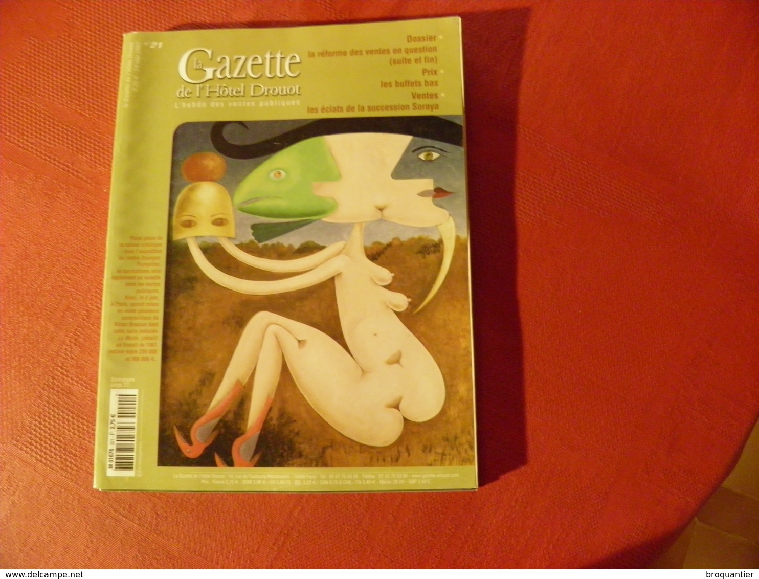 Gazette De L'Hôtel Drouot Lot De Deux Magazines. - Wholesale, Bulk Lots