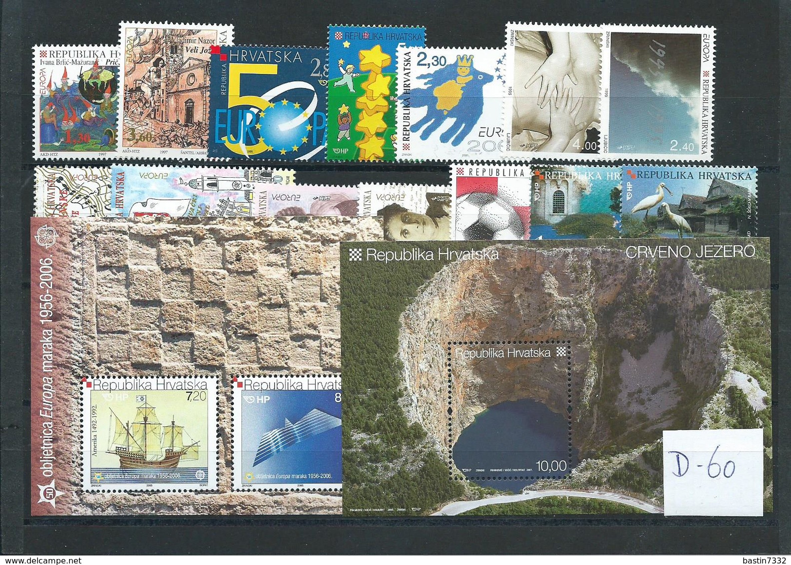 Croatia Postage Stamps HRK 66.85 FACE VALUE  MNH/Postfris/Neuf Sans Charniere(D-60) - Kroatië