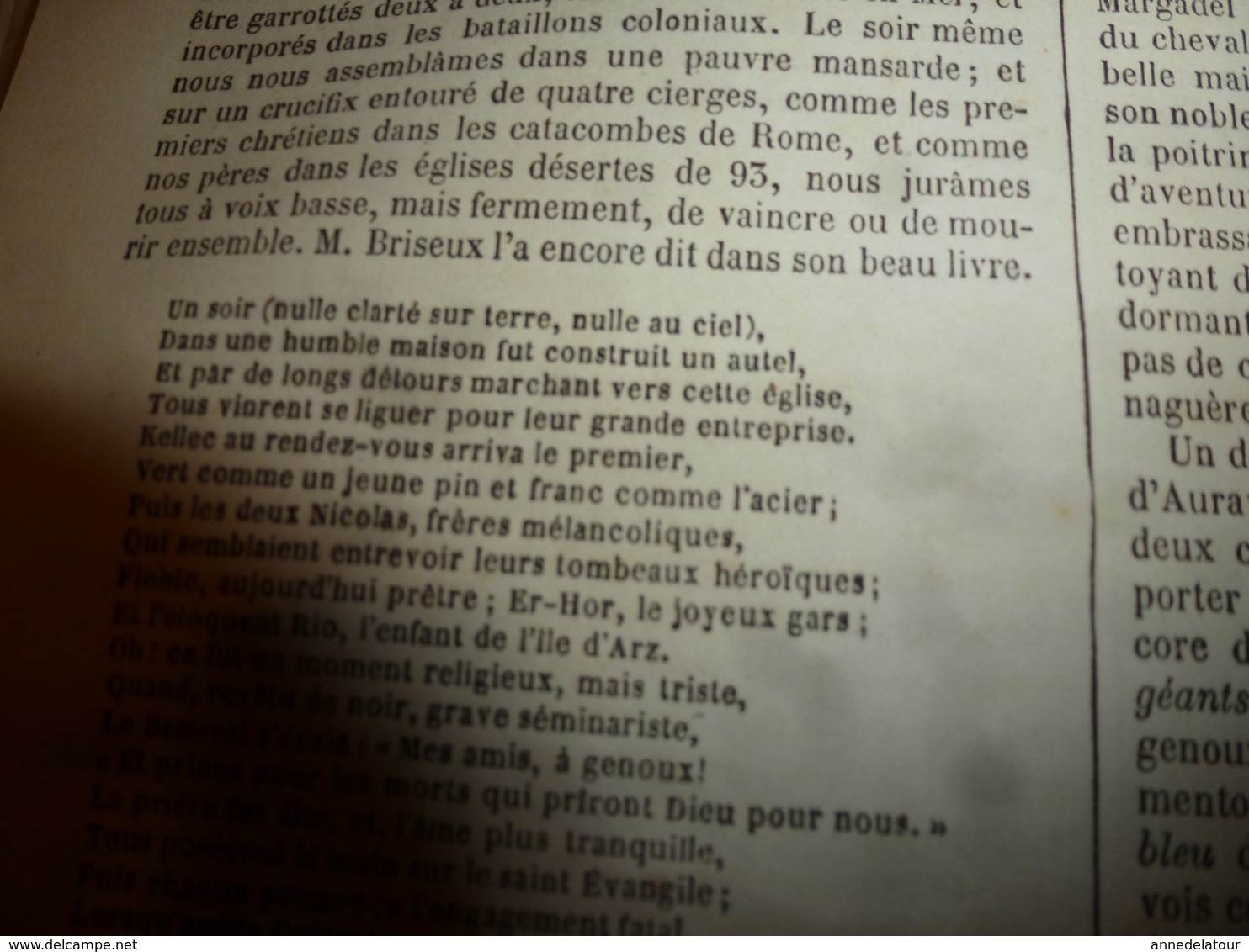 1846-1847 MUSÉE DES FAMILLES----> Voyage en BRETAGNE (Morbihan,Pélerinage de Ste-Anne-d'Auray) et nombreux autres pays