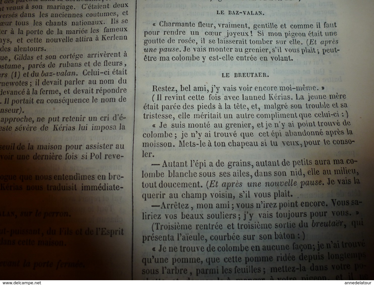 1846-1847 MUSÉE DES FAMILLES----> Voyage en BRETAGNE (Morbihan,Pélerinage de Ste-Anne-d'Auray) et nombreux autres pays