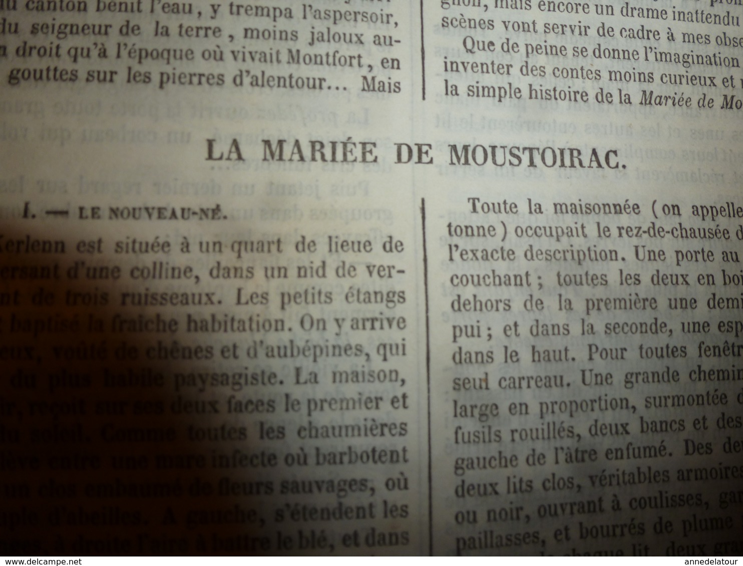 1846-1847 MUSÉE DES FAMILLES----> Voyage en BRETAGNE (Morbihan,Pélerinage de Ste-Anne-d'Auray) et nombreux autres pays