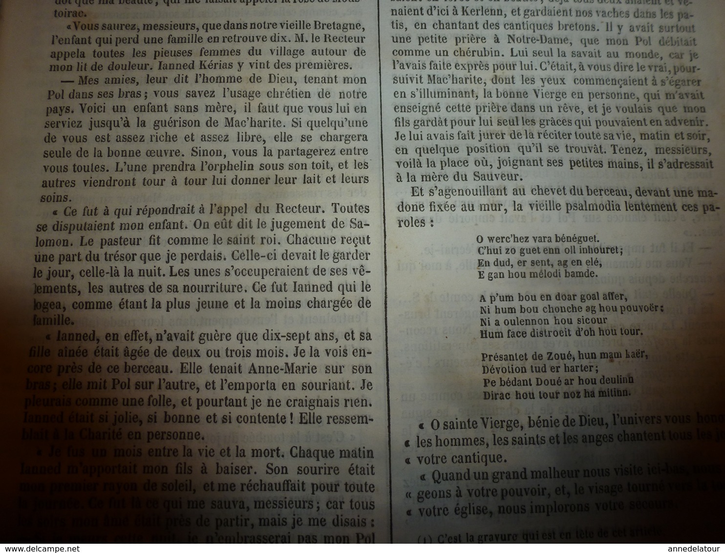 1846-1847 MUSÉE DES FAMILLES----> Voyage en BRETAGNE (Morbihan,Pélerinage de Ste-Anne-d'Auray) et nombreux autres pays