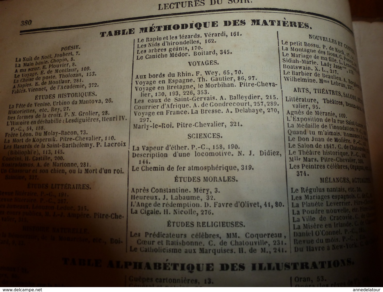 1846-1847 MUSÉE DES FAMILLES----> Voyage en BRETAGNE (Morbihan,Pélerinage de Ste-Anne-d'Auray) et nombreux autres pays