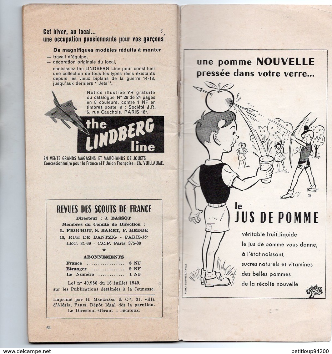 MENSUEL La Route des Scouts de France CINEMA Novembre 1960