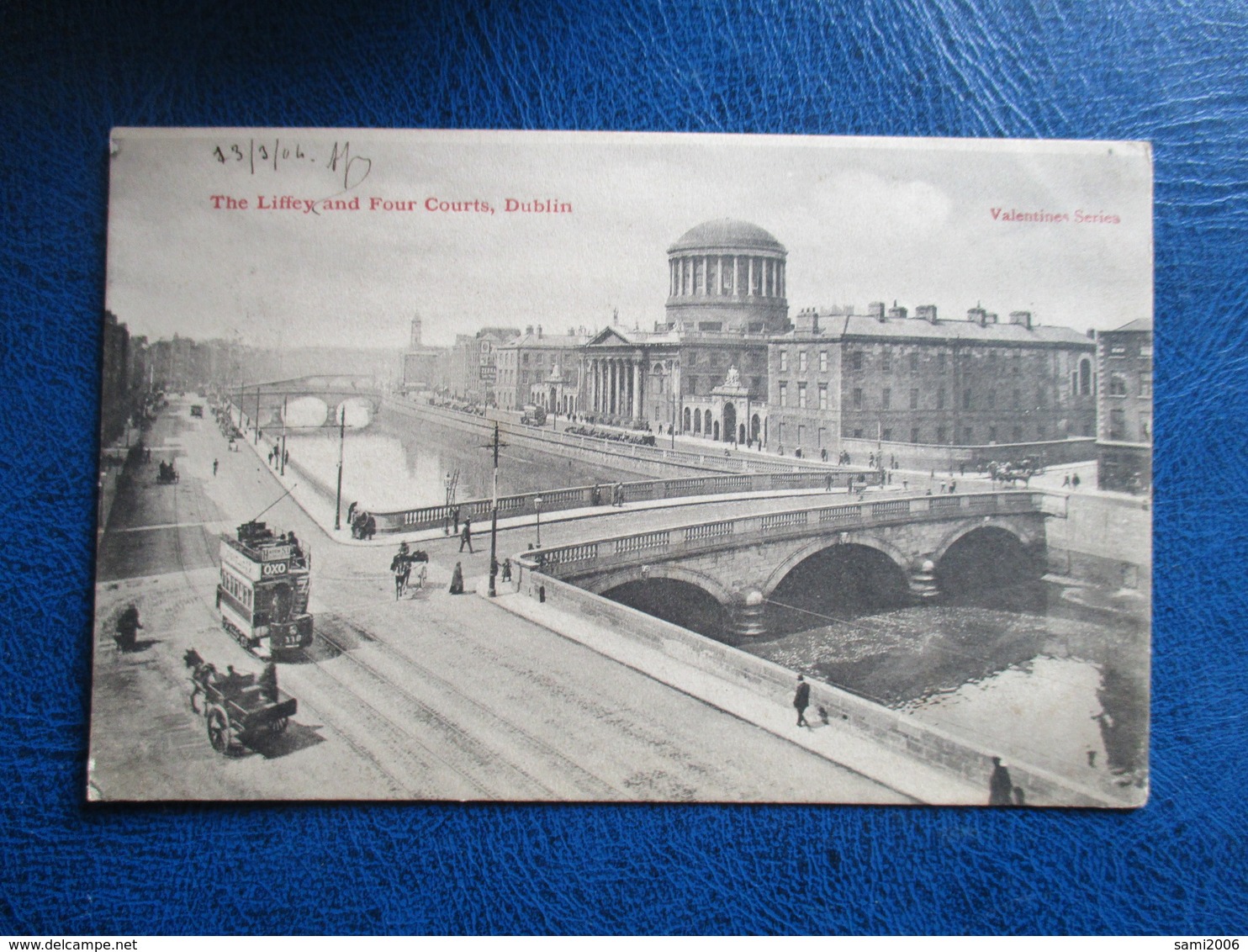 CPA IRLANDE DUBLIN THE LIFFLEY AND FOUR COURTS - Dublin