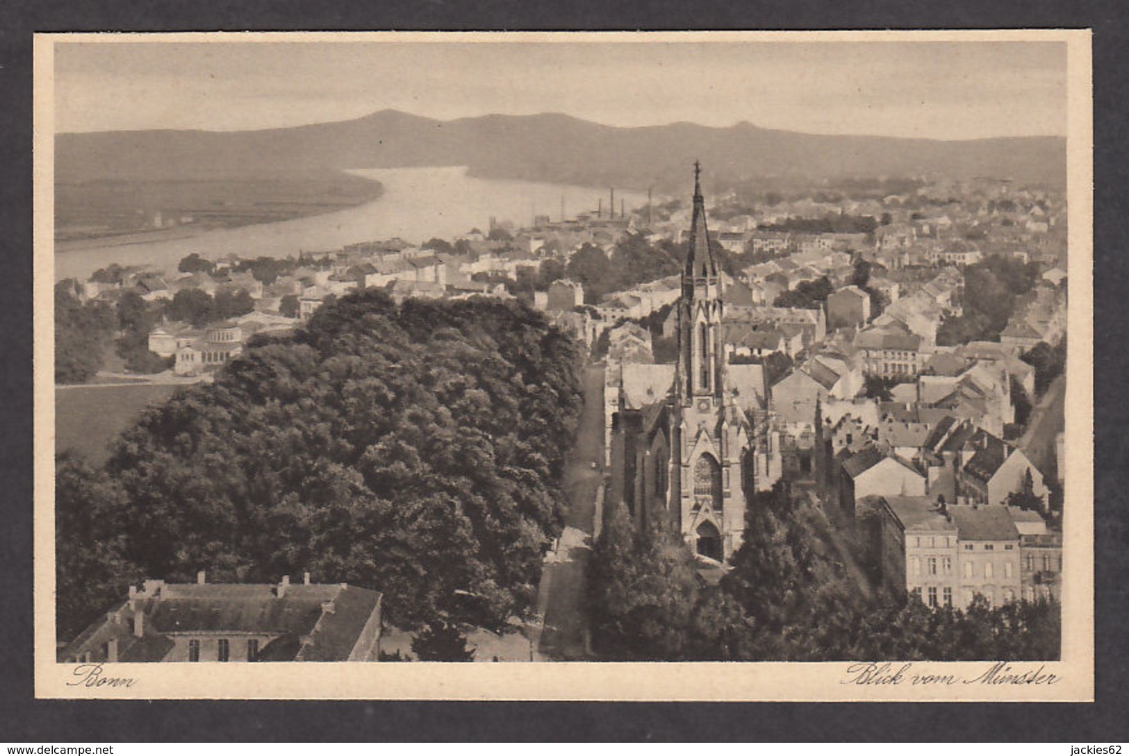 62821/ BONN, Blick Vom Münster Auf Rhein Und Siebengebirge - Bonn