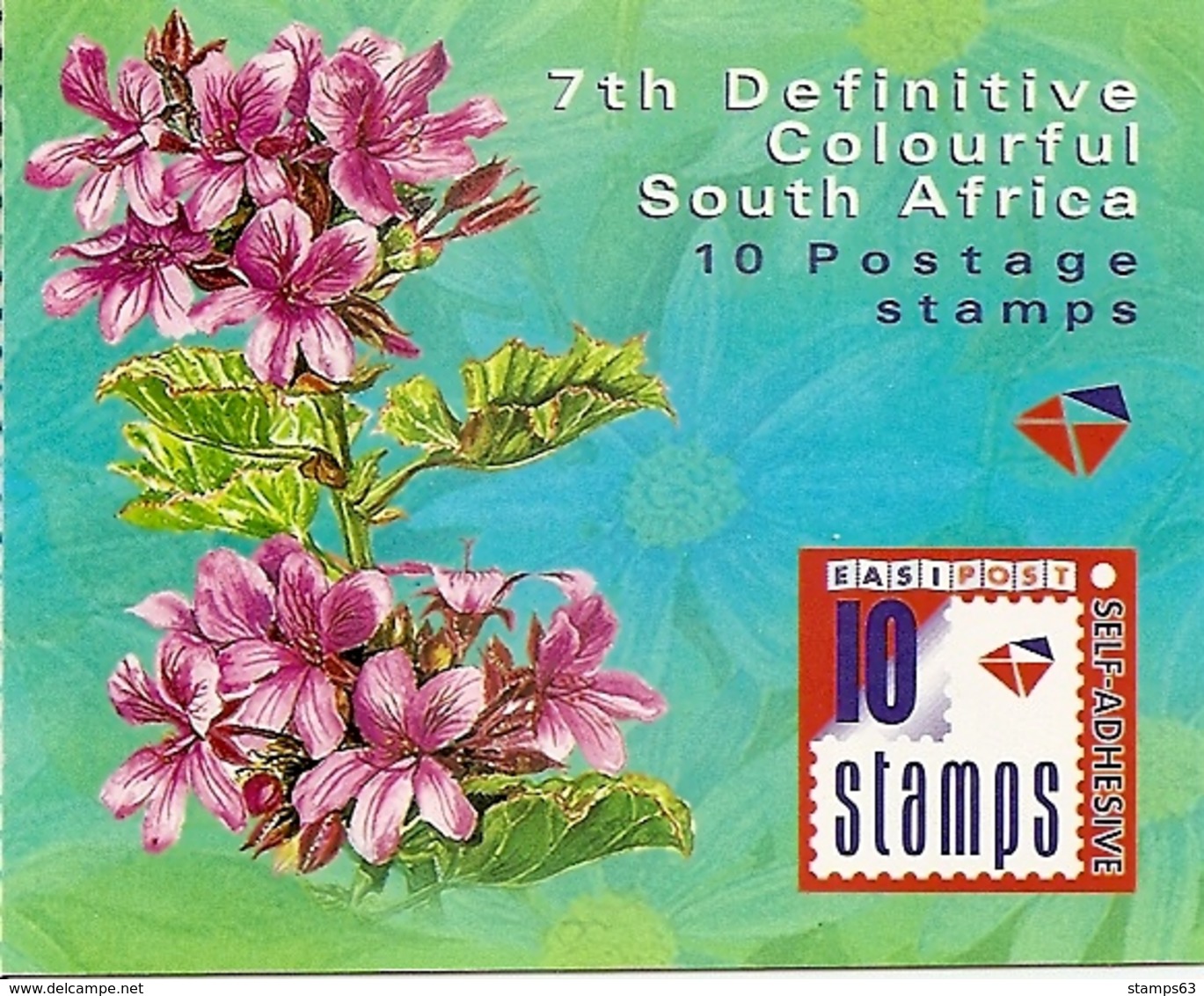 SOUTH AFRICA, 2000, Booklet 60,  Flowerbooklet, 1st Print - Cuadernillos