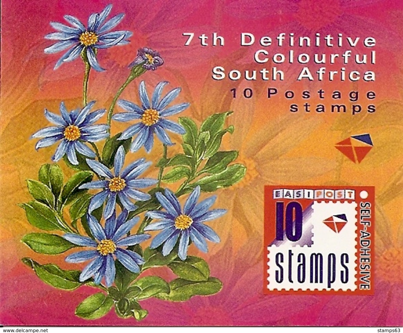 SOUTH AFRICA, 2001, Booklet 63,  Flowerbooklet, 25.04.2001 - Cuadernillos