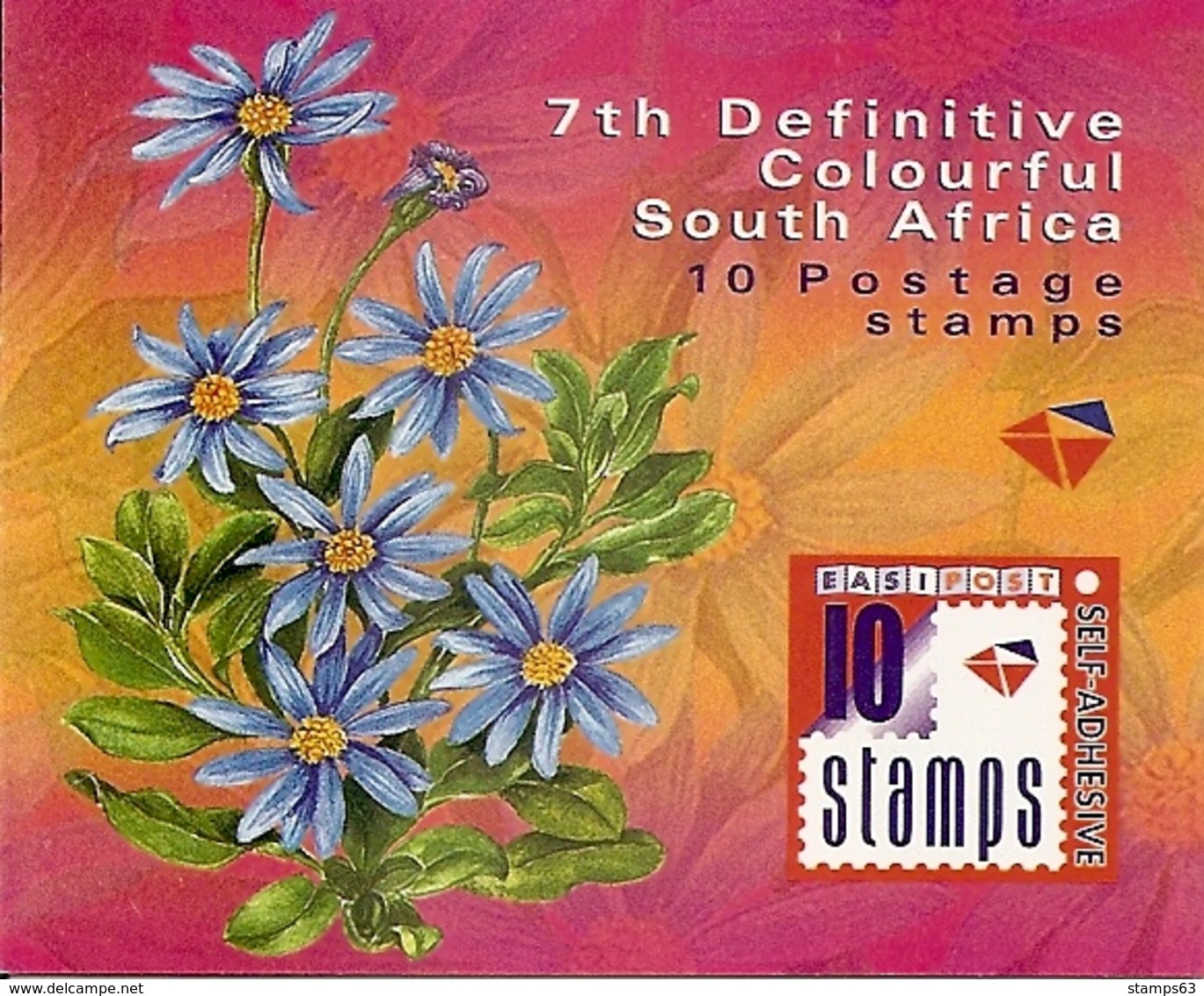 SOUTH AFRICA, 2001, Booklet 63,  Flowerbooklet, 25.04.2001 - Carnets