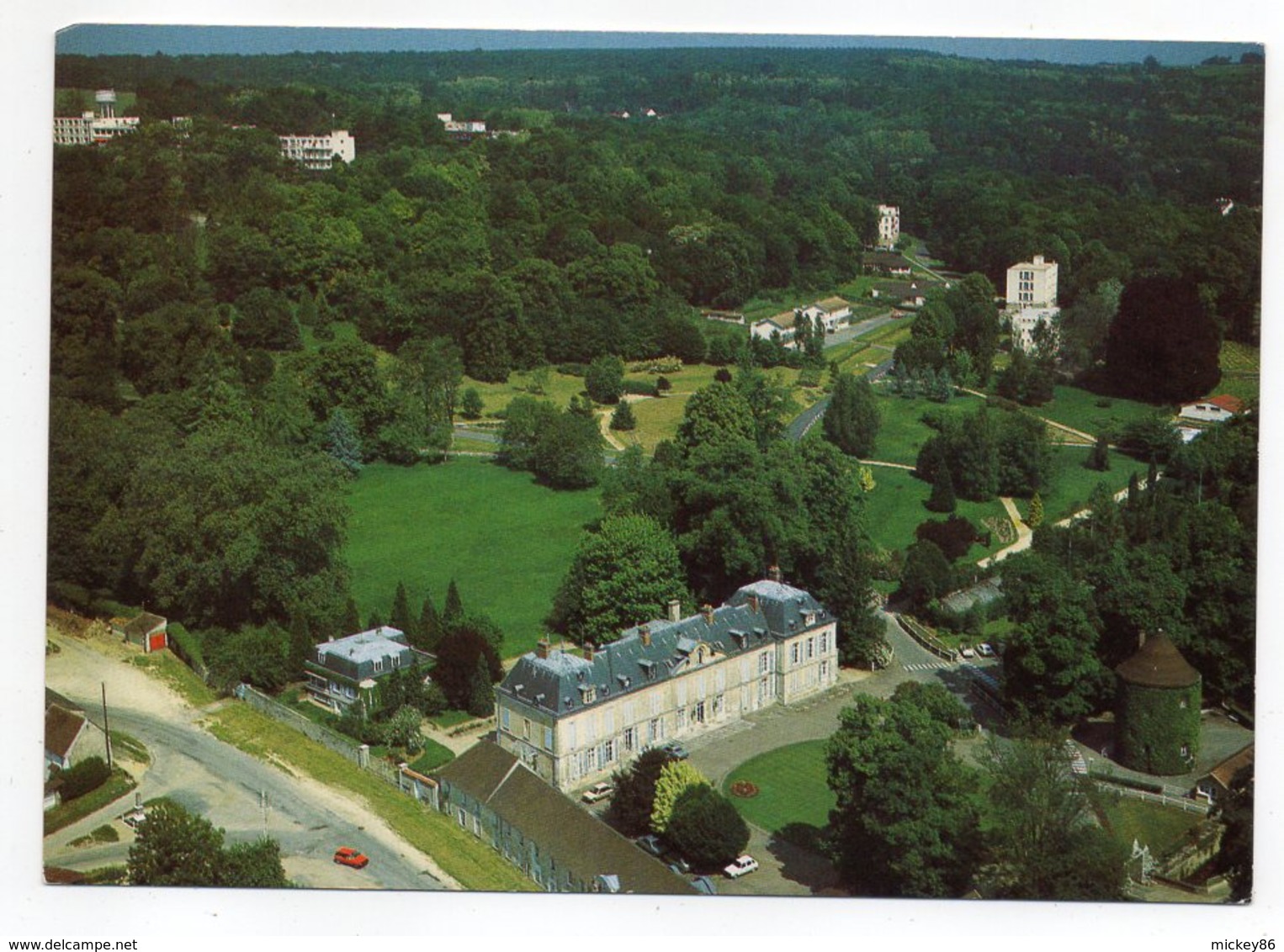 VILLIERS SAINT DENIS--Vue Aérienne --Le Chateau--Le C.M.C - Autres & Non Classés