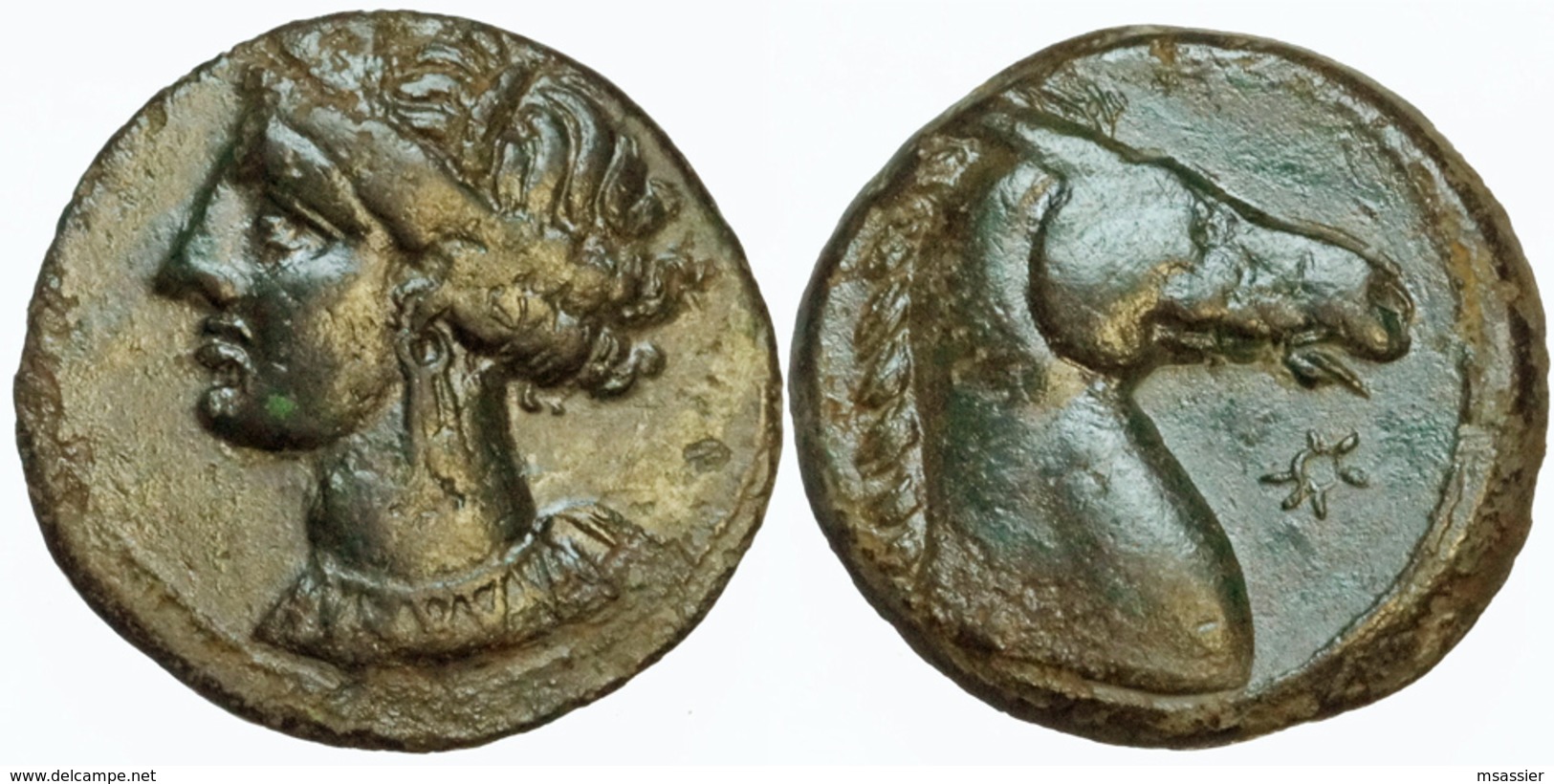 Zeugitanie Carthage 5,08 G ( MAA 57a; SNG Cop 144) - Greek
