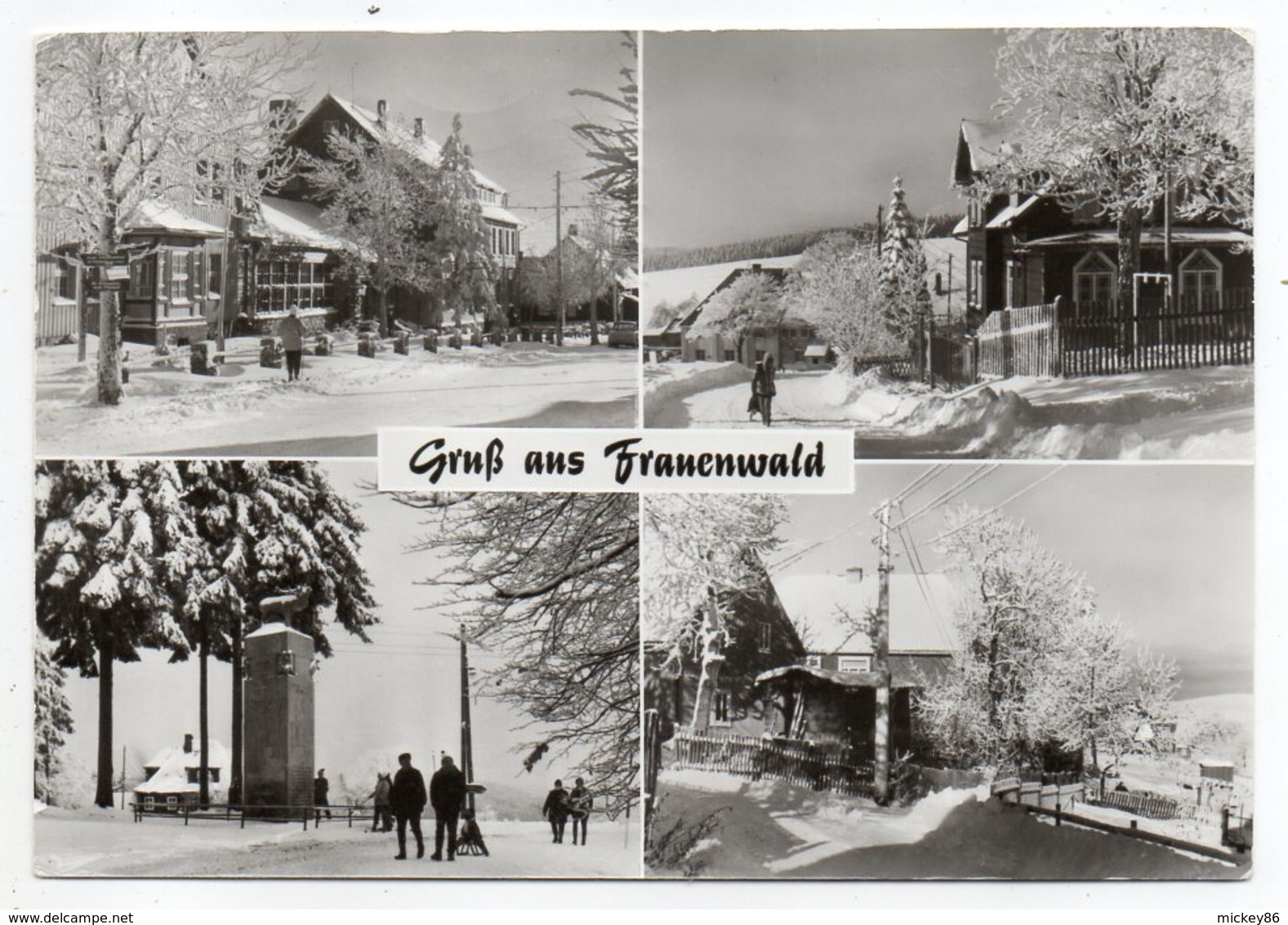 Allemagne  -- Gruss Aus  Franenwald -- Multivues (petite Animations) --timbre - Cachet - Autres & Non Classés