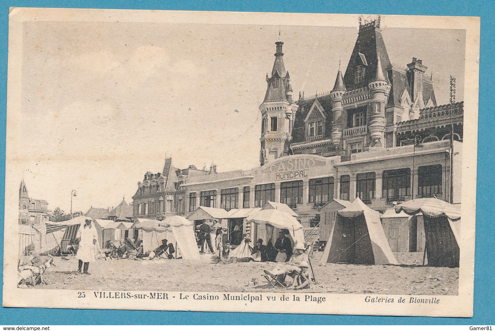 VILLERS-SUR-MER - Le Casino Municipal Vu De La Plage - Villers Sur Mer