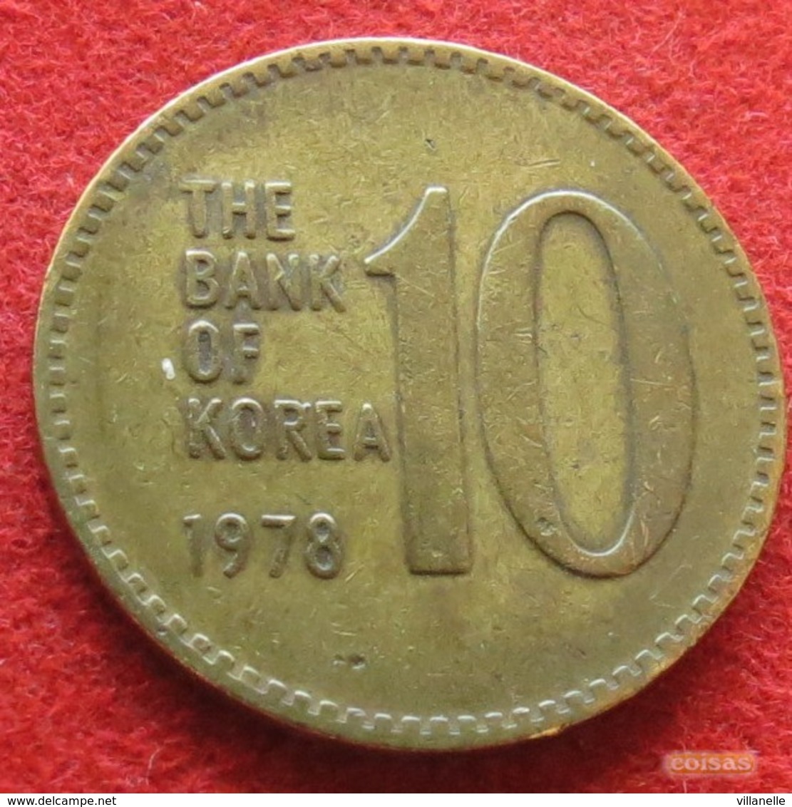 Korea South 10 Won 1978 KM# 6a  Corea Coreia Do Sul Koree - Korea, South