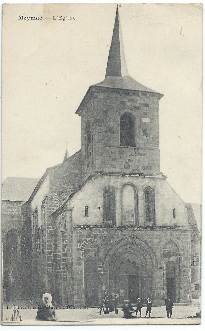 19 -Meymac- L'Eglise (animée)- Années 1900s - Autres & Non Classés