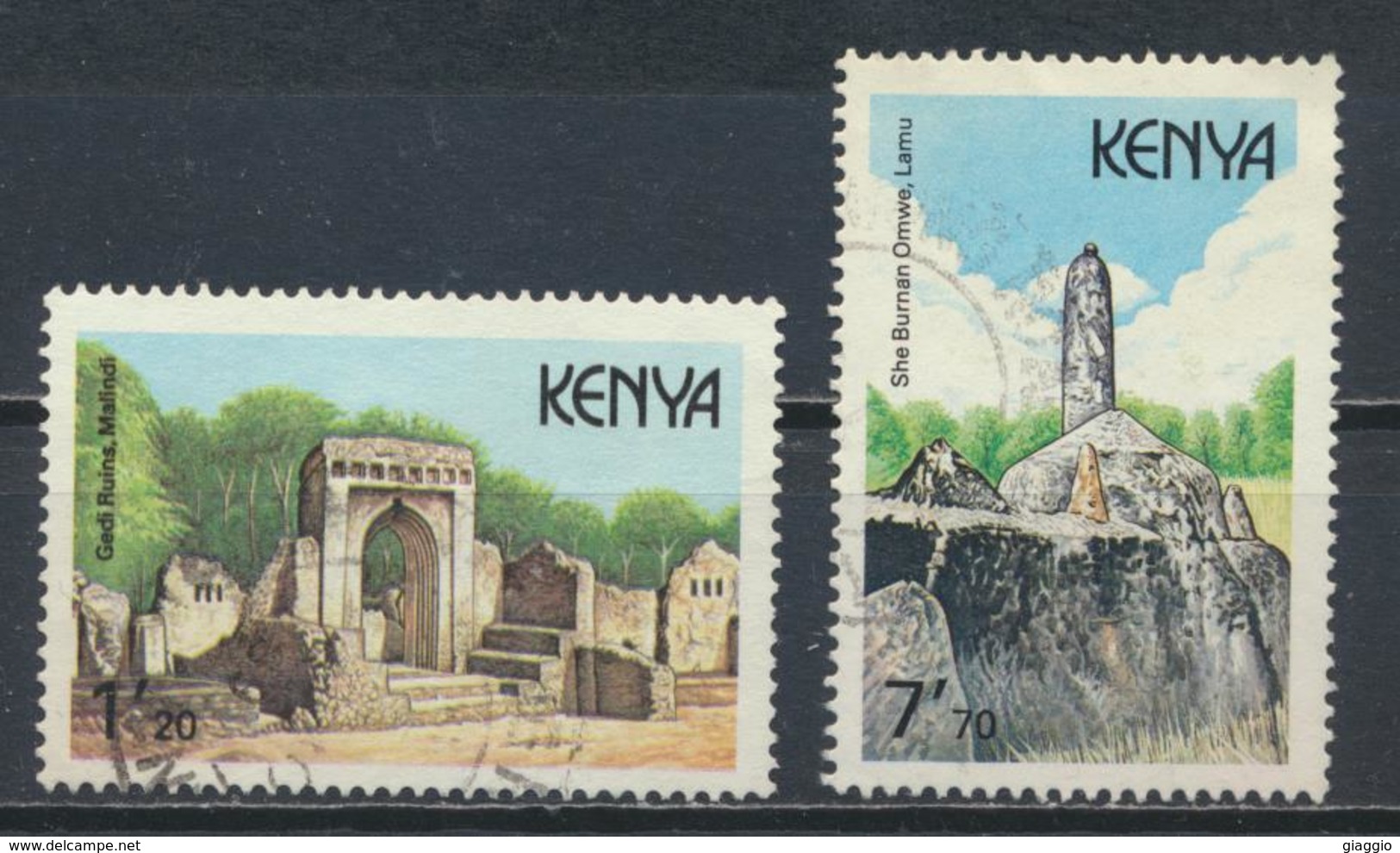 °°° KENYA - Y&T N°464/68 - 1989 °°° - Kenia (1963-...)