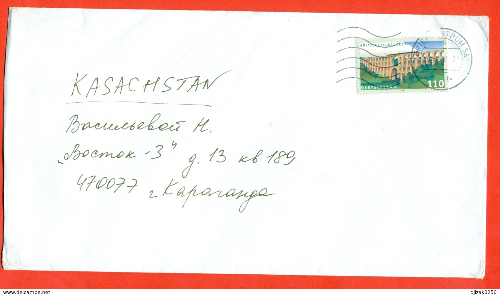 Germany 1999. Bridg. Envelope Passed The Mail. - Covers & Documents