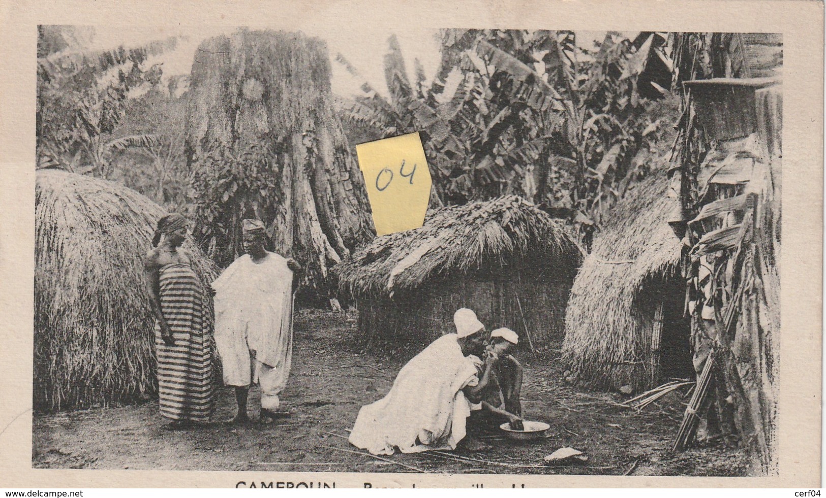 HAOUSSA  "Cameroun"  Repas Dans Un Village... - Camerún