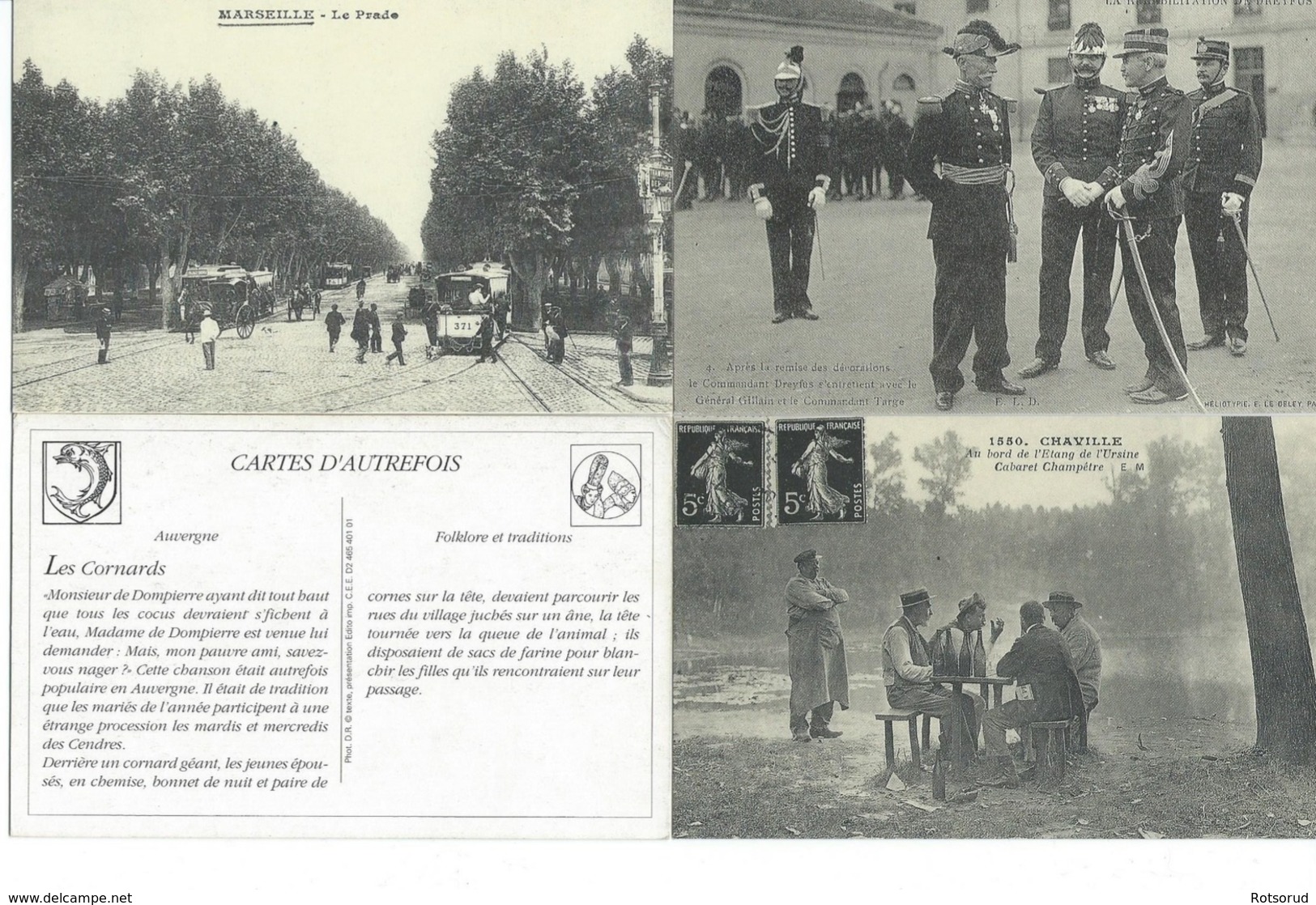 Lot De + De 700 Cartes Postales De La Série "cartes D'autrefois" - 500 CP Min.