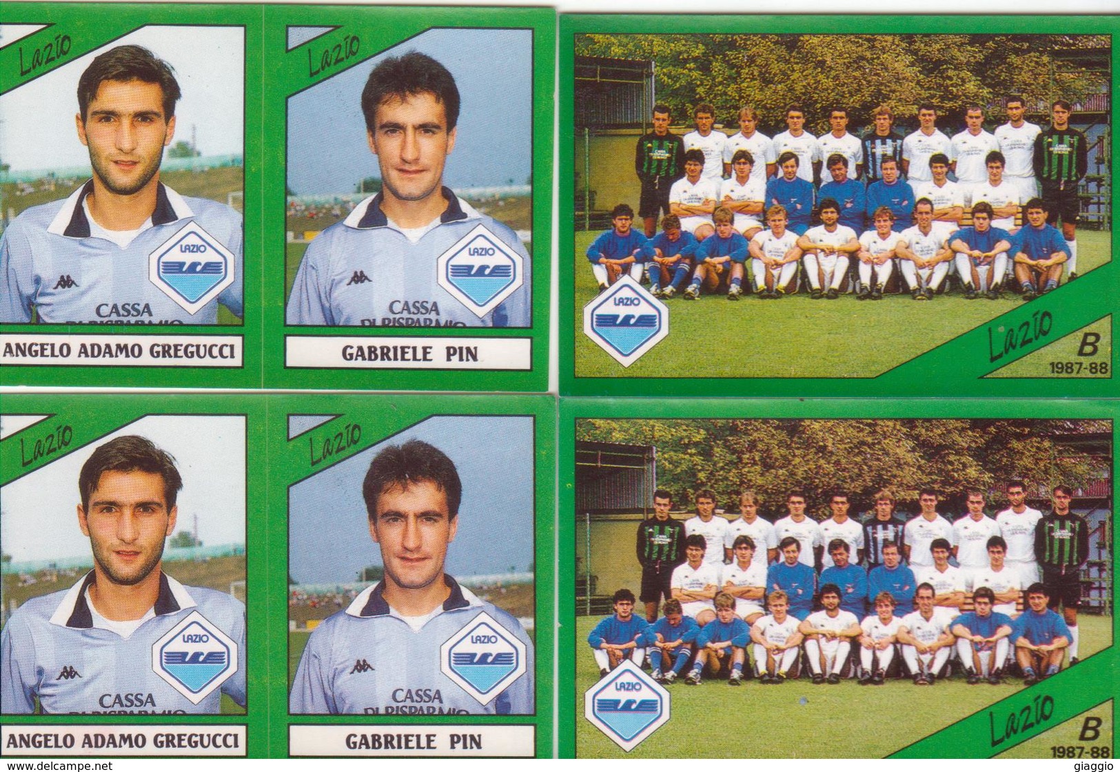 °°° Figurine Calciatori Lazio 1987/88 N. 387x2 391x2 °°° - Altri & Non Classificati