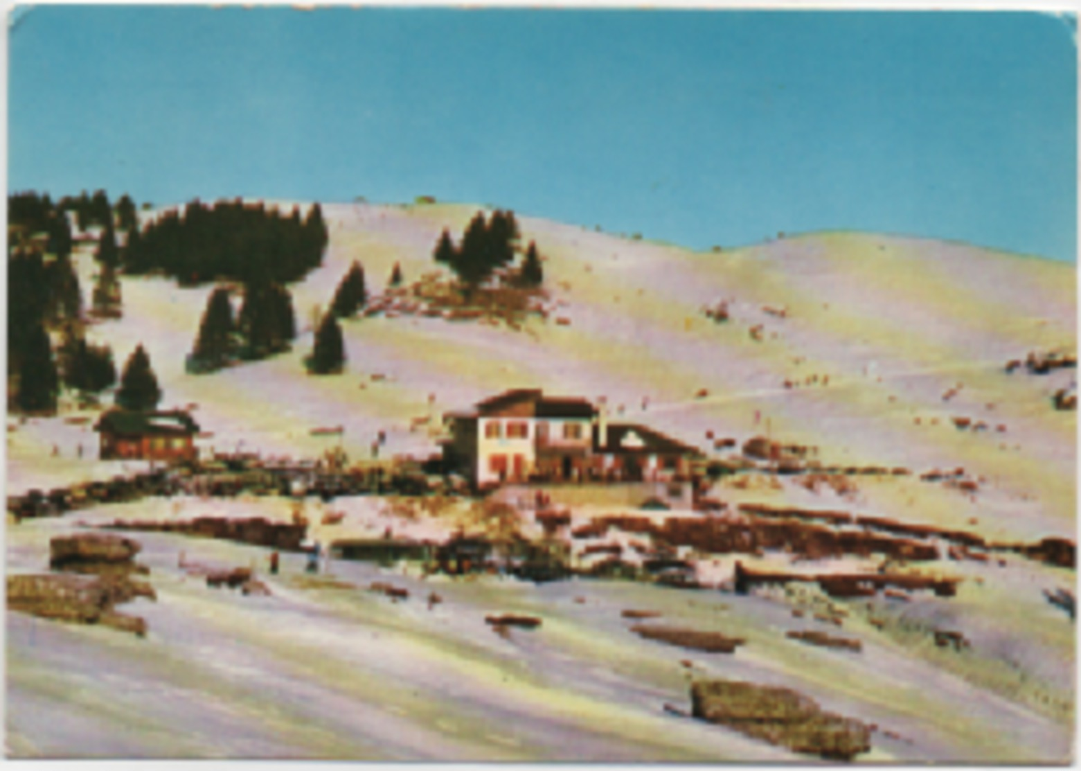 Lusiana (Vicenza): Sciovie E Rifugio Monte Corno. Scritta 1970 Non Viaggiata - Vicenza
