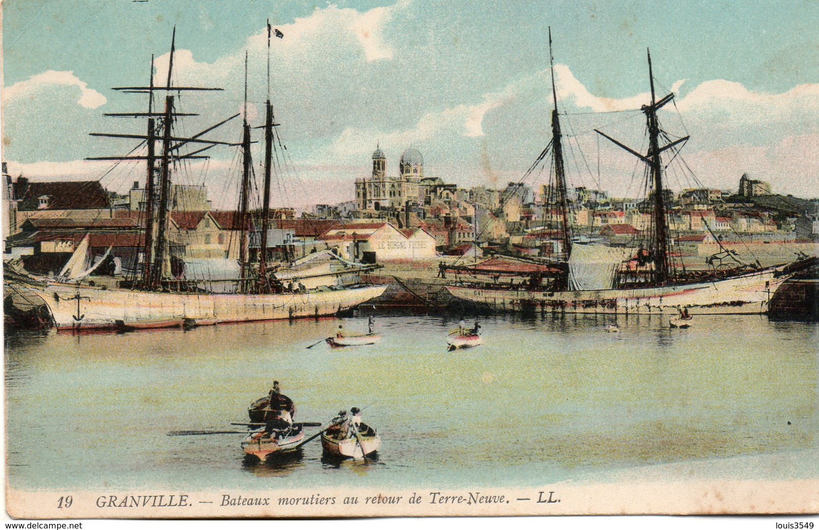 Granville -  Bateaux  Morutiers  Au  Retour  De  Terre - Neuve. - Granville