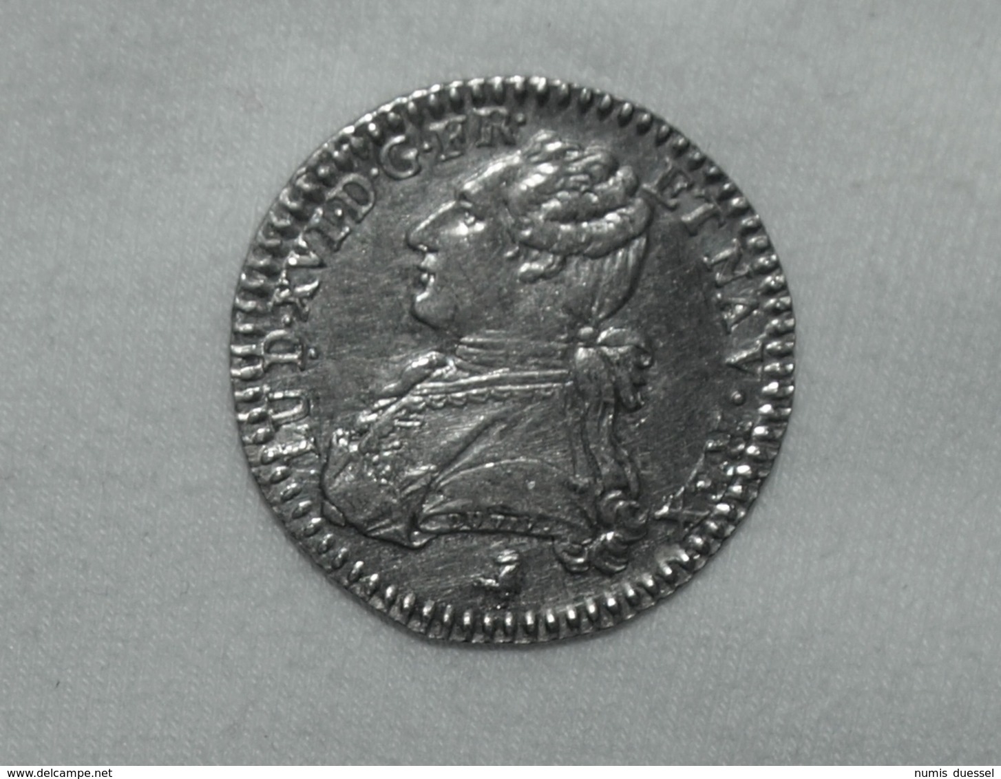 Silber/Silver France/Frankreich Louis XVI Aux Branches D'olivier , 1786 A, 1/10 Ecu/12 Sols Pfr/MS - 1774-1791 Luigi XVI