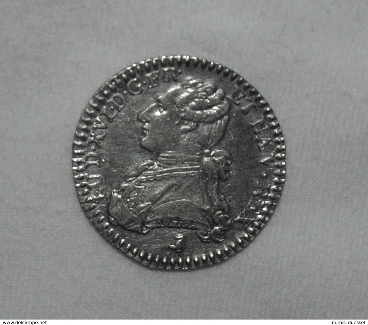 Silber/Silver France/Frankreich Louis XVI aux branches d'olivier , 1786 A, 1/10 Ecu/12 Sols pfr/MS