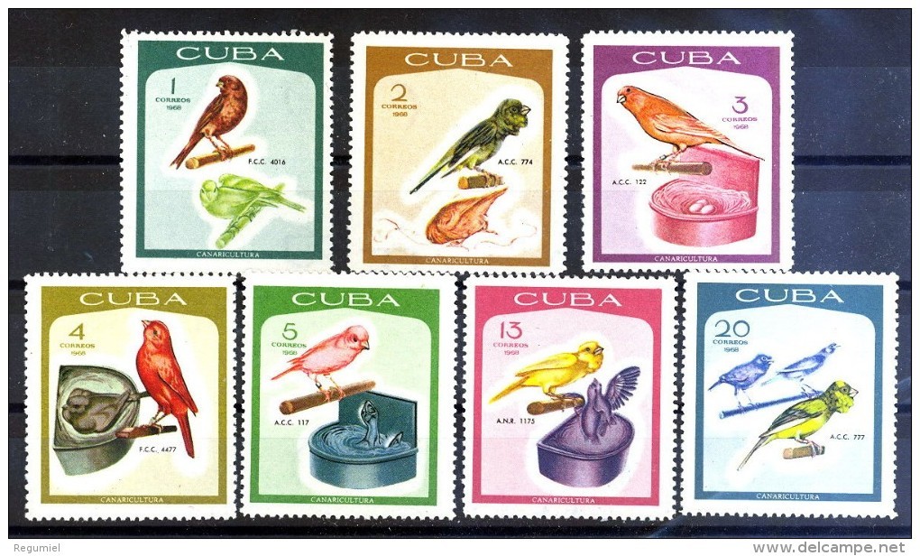 Cuba 1226/1232 ** MNH. 1968 - Nuevos