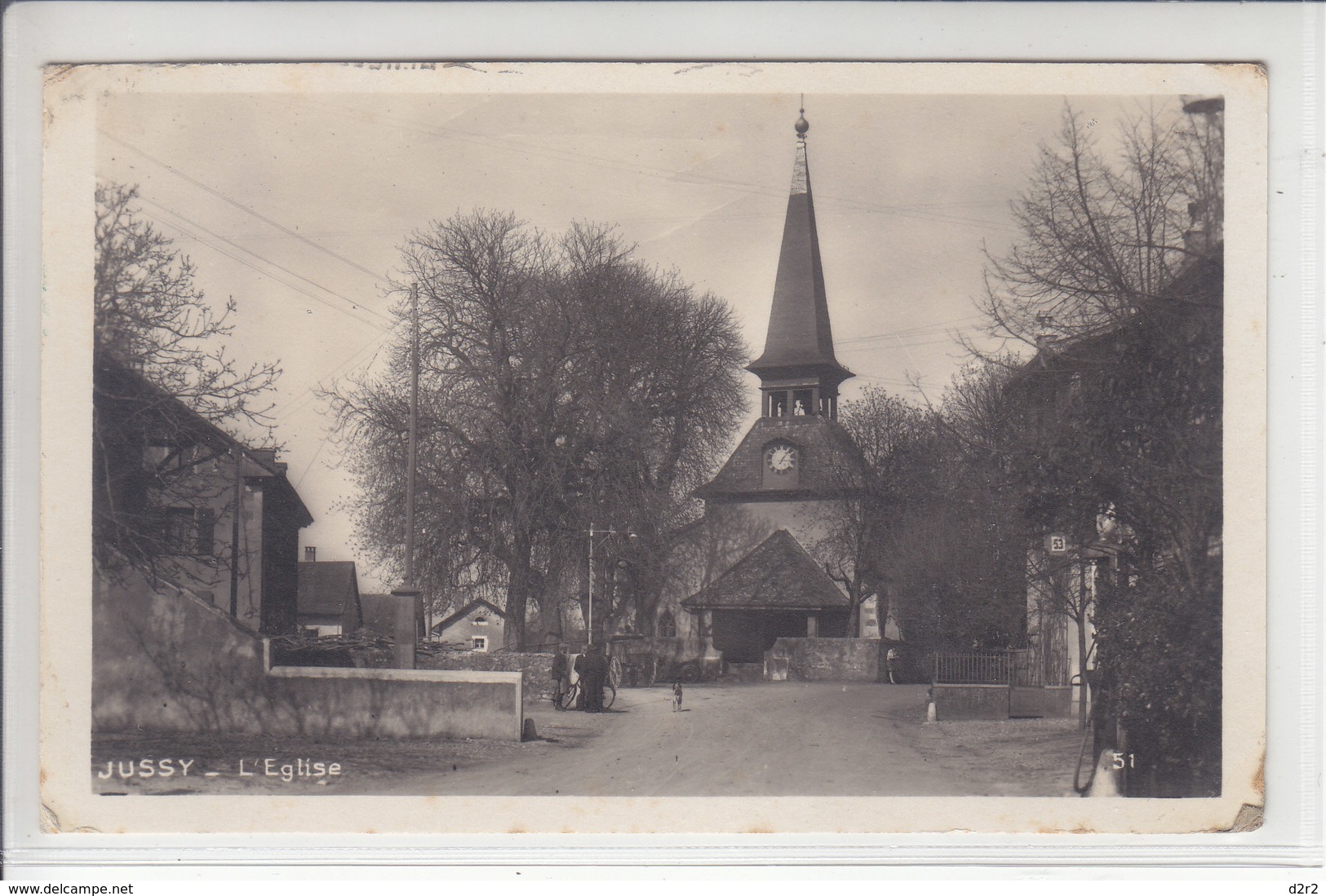 JUSSY - L'EGLISE - 1932 - Jussy