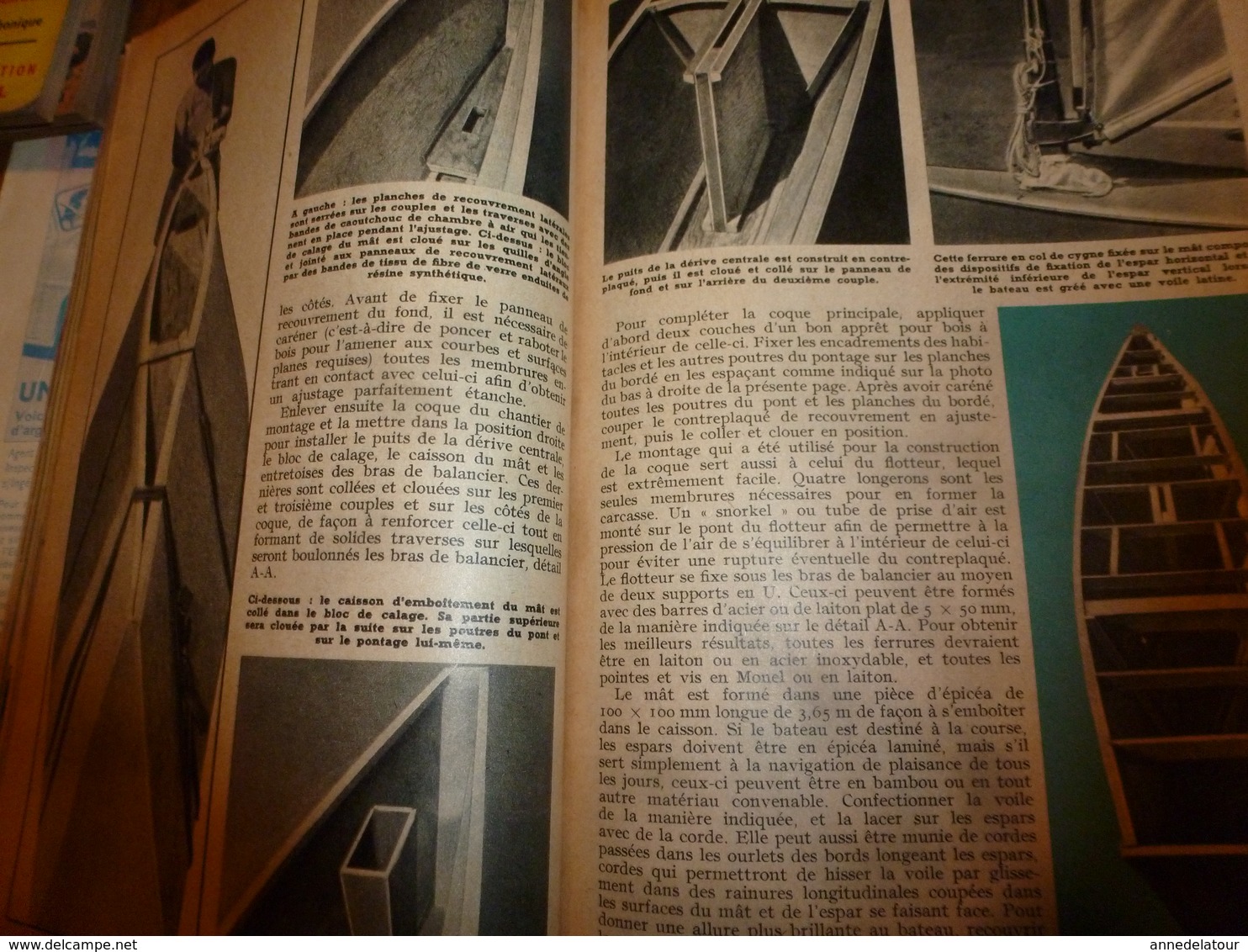 1958 MÉCANIQUE POPULAIRE: Le " Station-Wagon" FIAT ; Construire Sa Pirogue à Balancier; Faire Un Déshumidifieur éco; Etc - Voitures