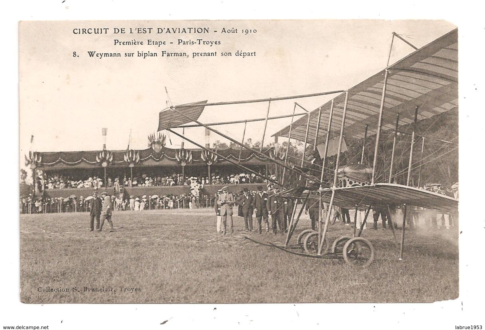 Troyes-Circuit De L'Est D'Aviation-Aout 1910- Weymann-(C.7540) - Troyes