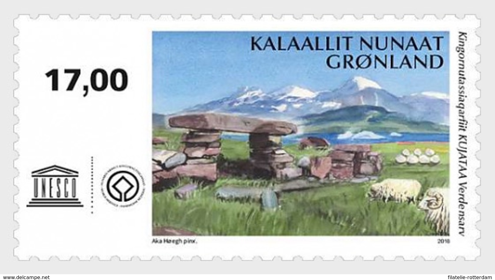 Groenland / Greenland - Postfris / MNH - Unesco Werelderfgoed 2018 - Ongebruikt