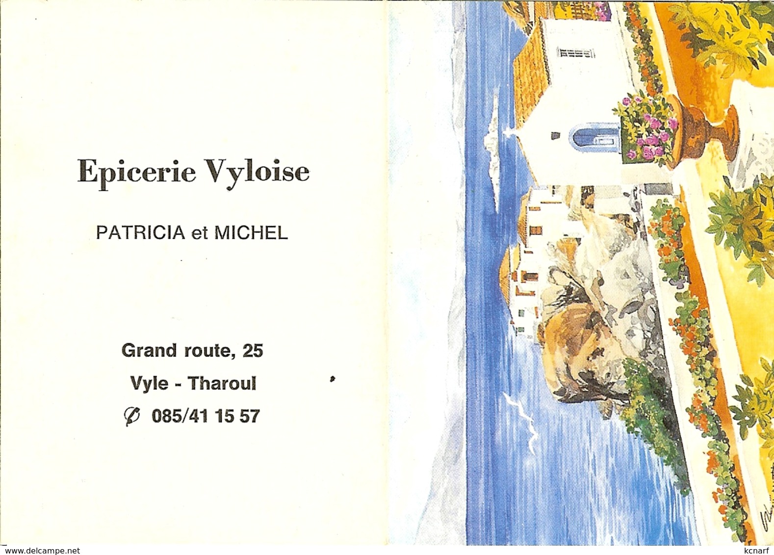 Calendrier De 1993 " Epicerie Vyloise Patricia Et Michel à VYLE-THAROUL " - Small : 1991-00