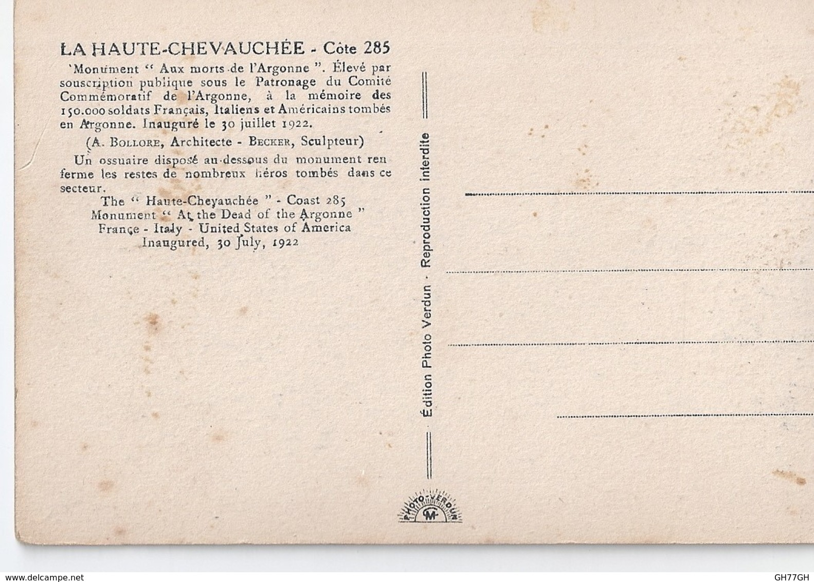 CPA LA HAUTE CHEVAUCHEE - Autres & Non Classés