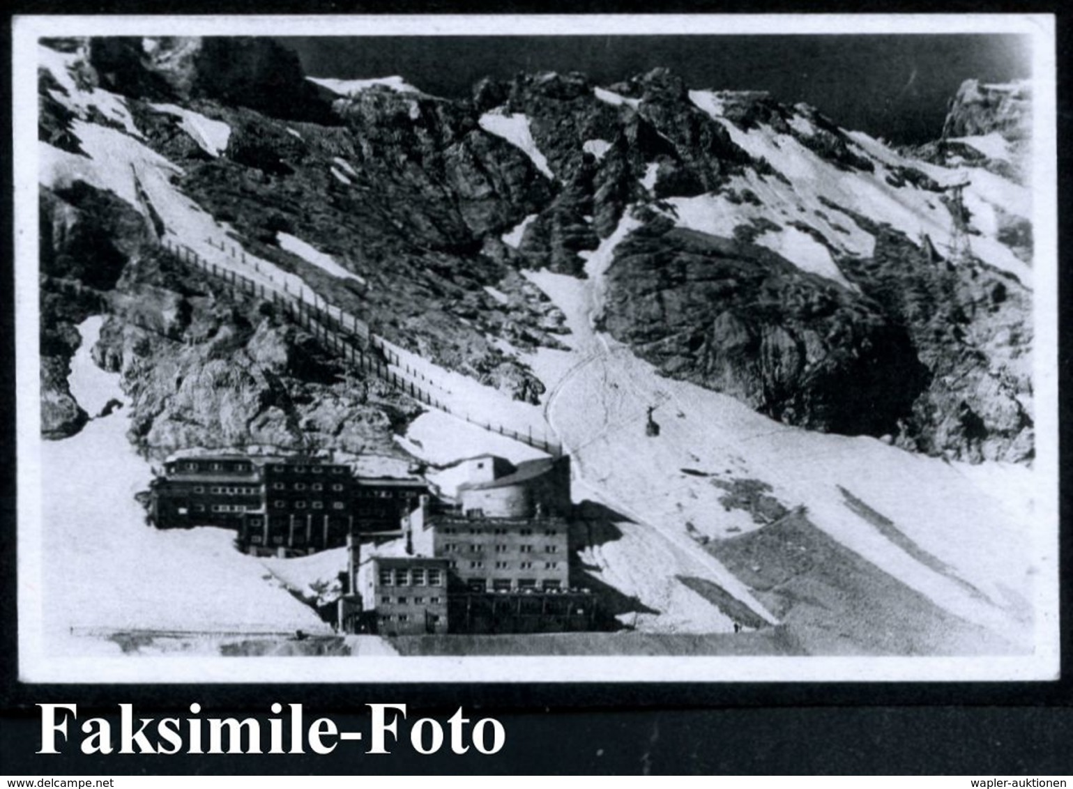 SCHNEEFERNERHAUS (ZUGSPITZE)/ BAYER.ZUGSPITZBAHN 1963 (2.1.) Seltener, Aptierter HWSt (Gipfelkreuz) = Alte PLGZ Entfernt - Unclassified