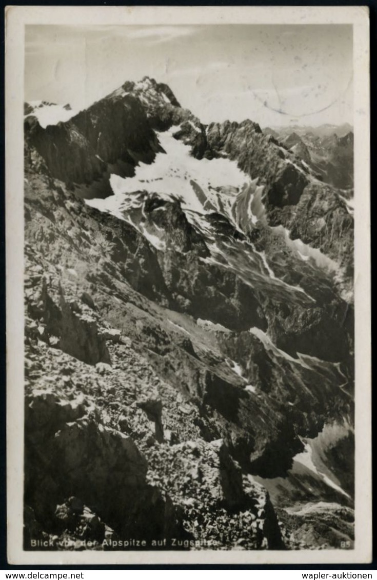 ZÖPPRITZHAUS 1652m (KREUZECKBAHN) 1941 (15.8.) 2K-Steg Ohne Stern = Hauspostamt Seilbahn-Gipfelstation U. Hotel + Viol.  - Ohne Zuordnung