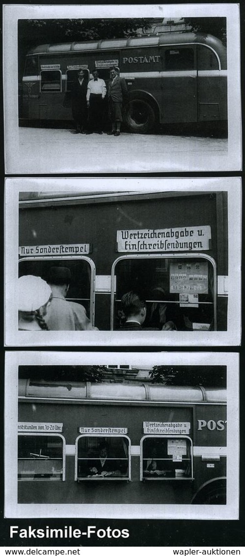 BERLIN FAHRBARES POSTAMT/ WHW/ B/ Tag Der Briefmarke 1938 (9.1.) SSt Auf  PP 3 Pf. Hindenbg., Braun: TAG DER BRIEFMARKE  - Coches