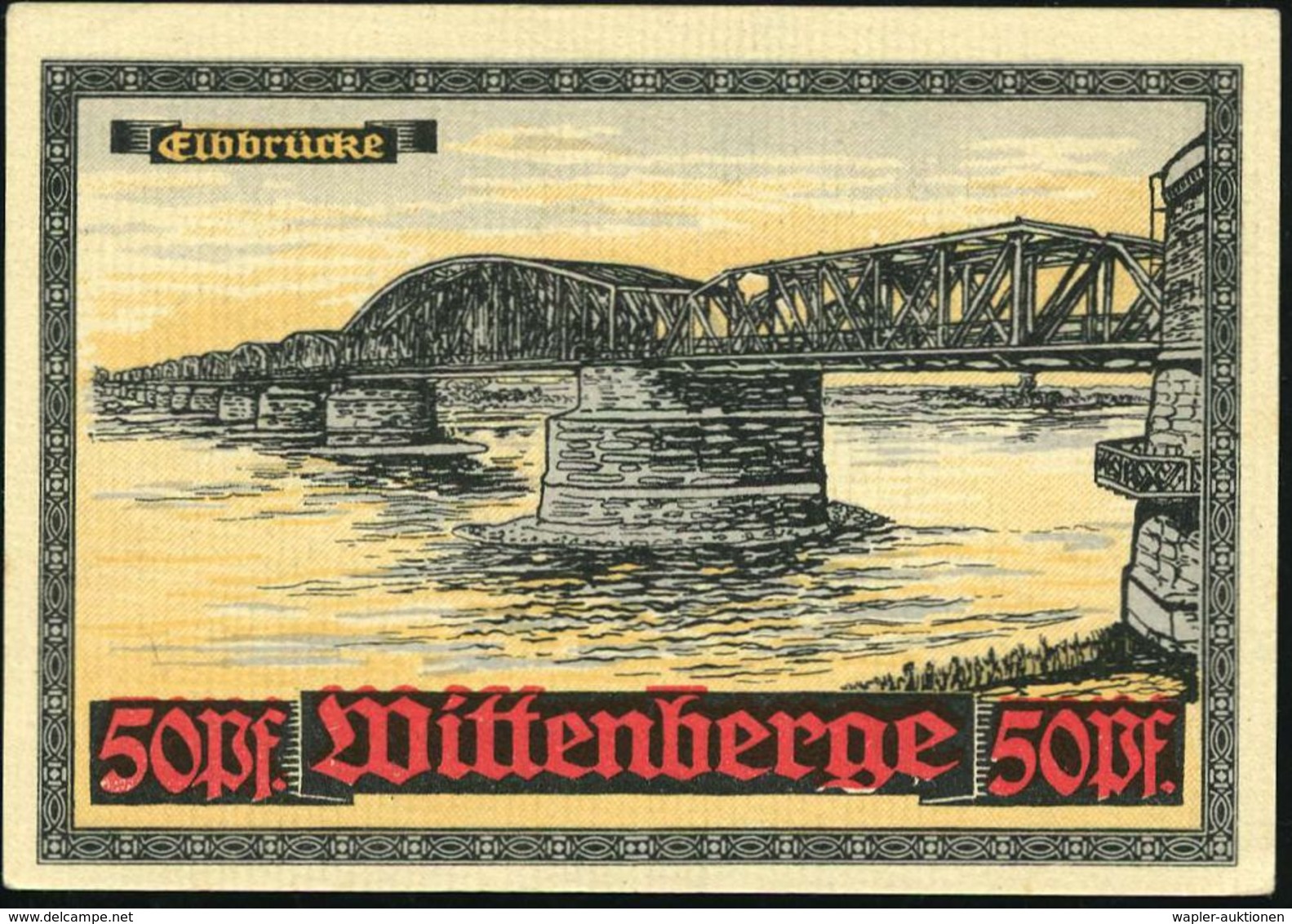 Wittenberge 1921 5 Verschied. Inflations-Notgeldscheine M. Diversen Sehenswürdigkeiten (Bauwerke) Alle Bankfrisch - 30jä - Non Classés