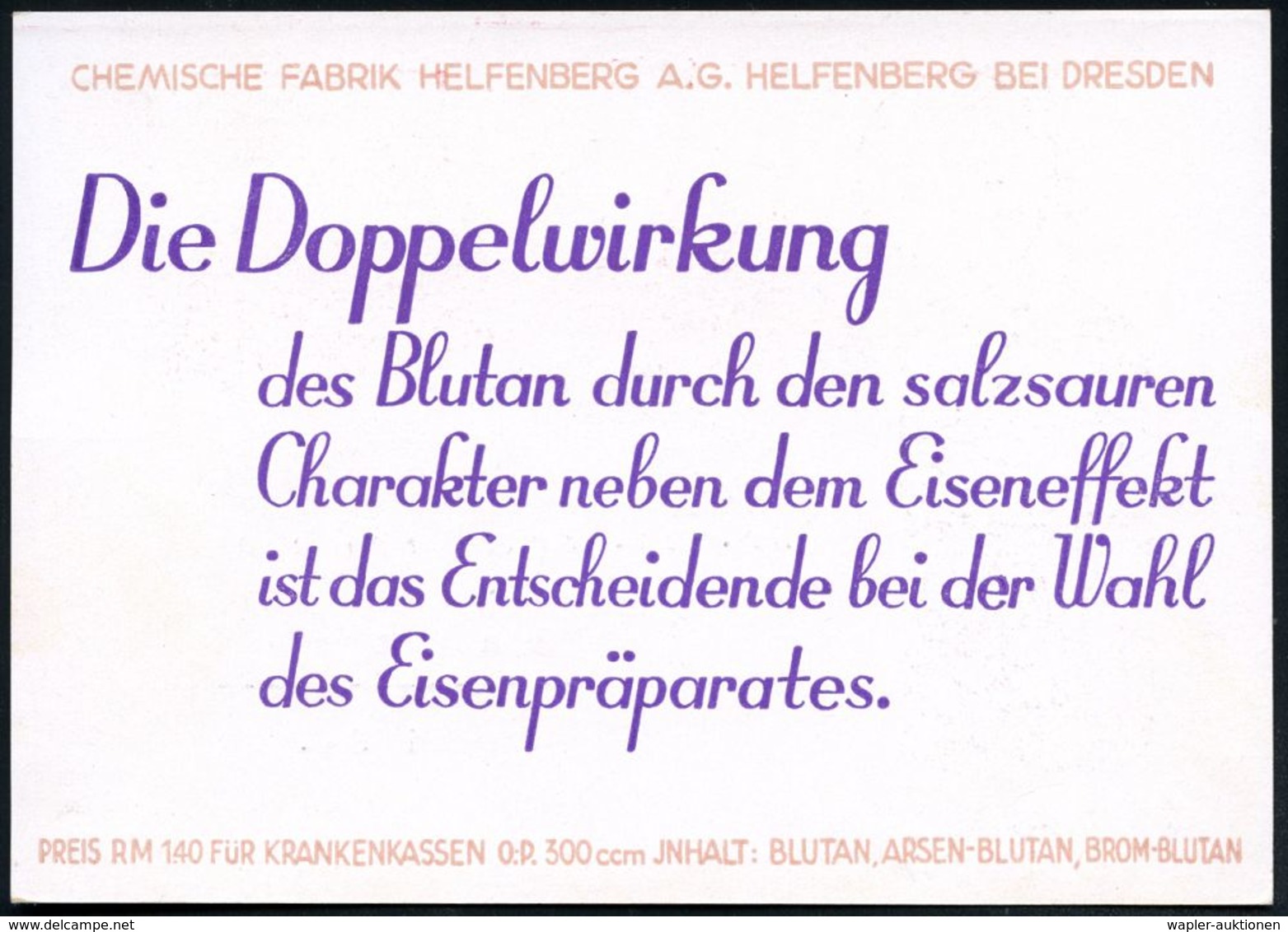 NIEDERPOYRITZ/ HELFENBERG/ Chemische Fabrik.. 1934 (11.12.) Seltener AFS = Kopf Des Merkur Mit Merkurstab Klar Auf Zweif - Chimica