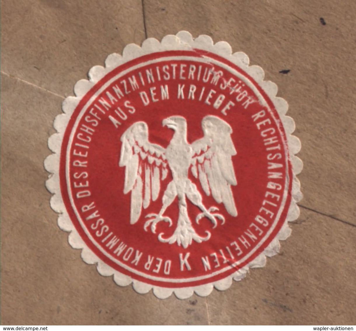 BERLIN SW/ *61g 1922 (18.1.) 1K-Steg Auf 10er-Block 20 Pf. Dienst + Bl. Ra.3: Der Kommissar D. Reichsfinanzministeriums  - Prima Guerra Mondiale